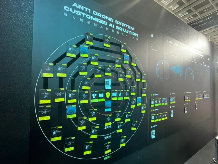 創未來科技的無人機反制系統AI客製化解決方案。翻攝自創未來科技臉書粉專