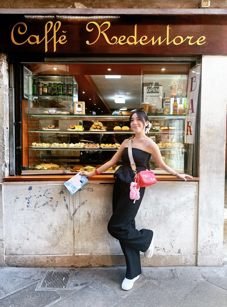 梁舒涵探訪威尼斯。寬寬整合行銷提供