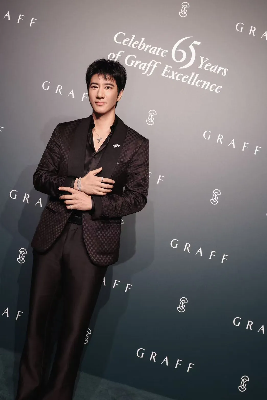 王力宏昨出席GRAFF活动被问近期绯闻。西东音乐提供