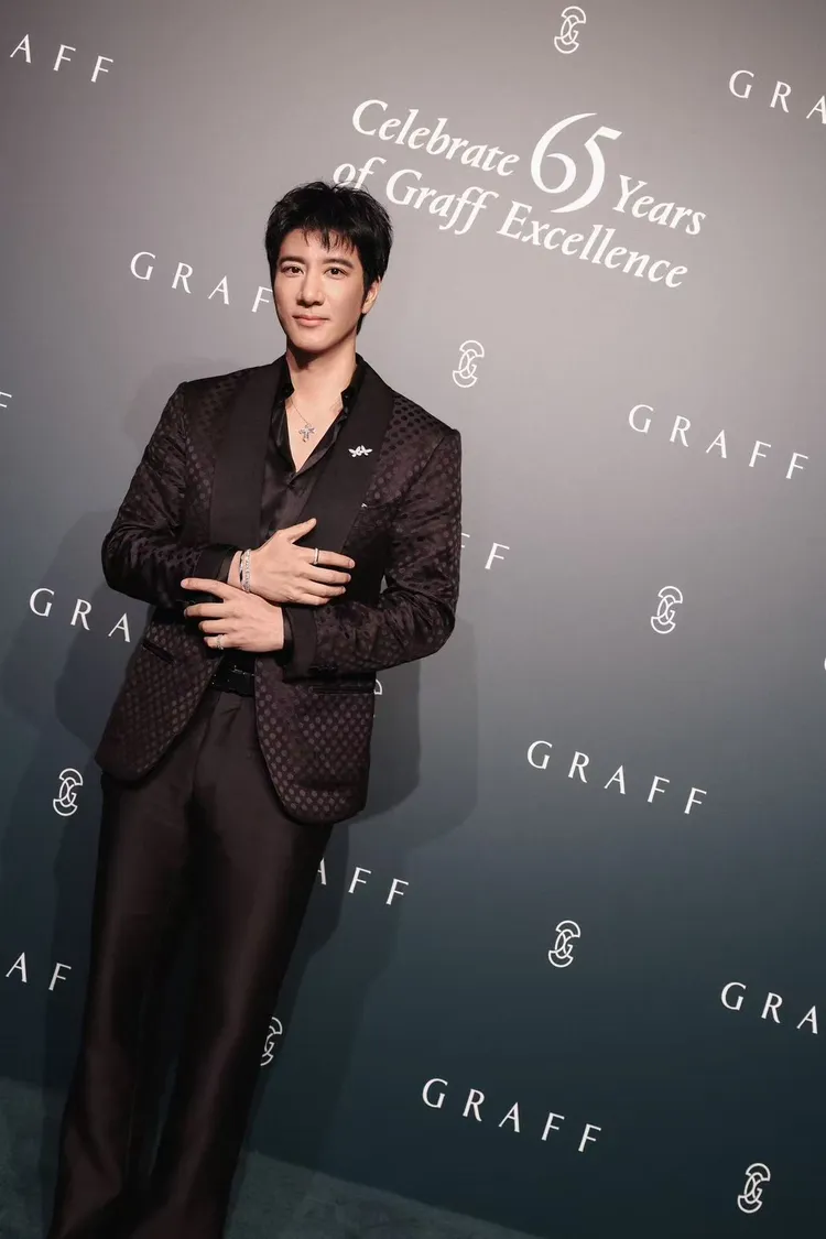 王力宏昨出席GRAFF活動被問近期緋聞。西東音樂提供