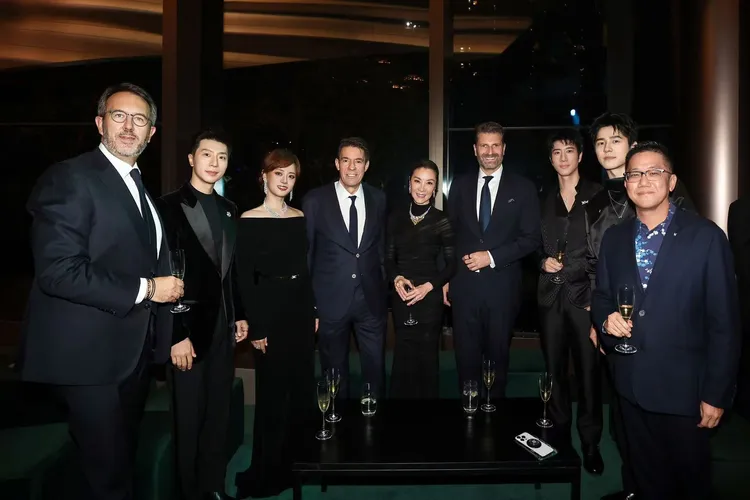 王力宏與楊紫瓊出席GRAFF珠寶活動。西東音樂提供