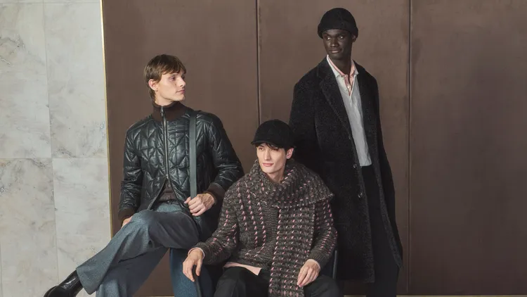 CANALI 2025秋冬系列。品牌提供