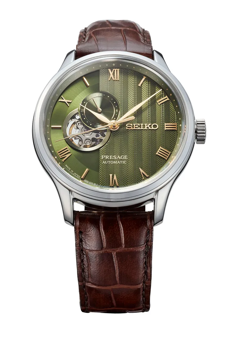 Seiko Presage庭園系列「落羽松」台灣限定腕錶SRPL97J1，2萬4000元。品牌提供