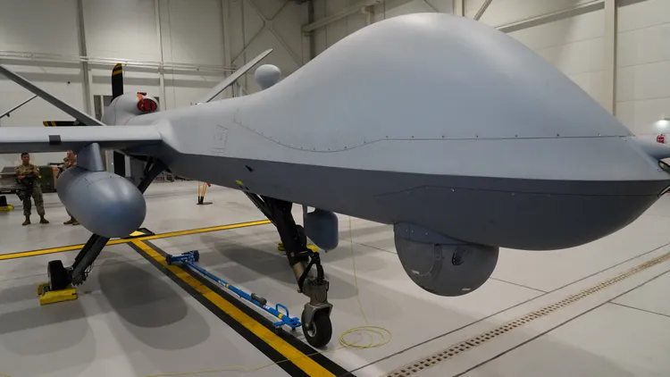 MQ-9無人機巡航可達30小時。路透社