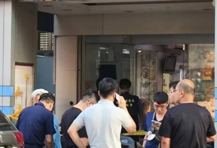 苗栗警方調閱監視器畫面追人，漏夜逮到4名犯嫌，今早重回現場勘驗。翻攝照片