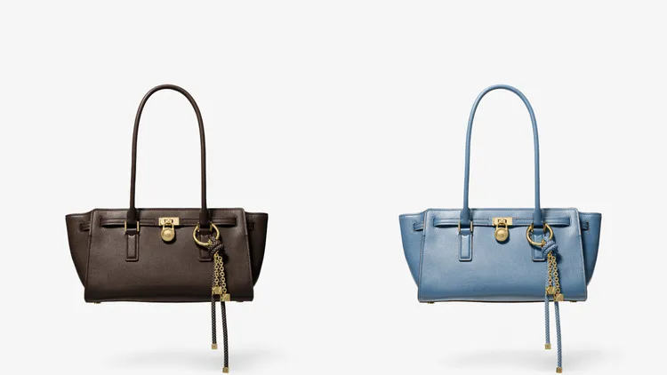 MICHAEL KORS Hamilton小型肩背包，各1萬5000元。品牌提供