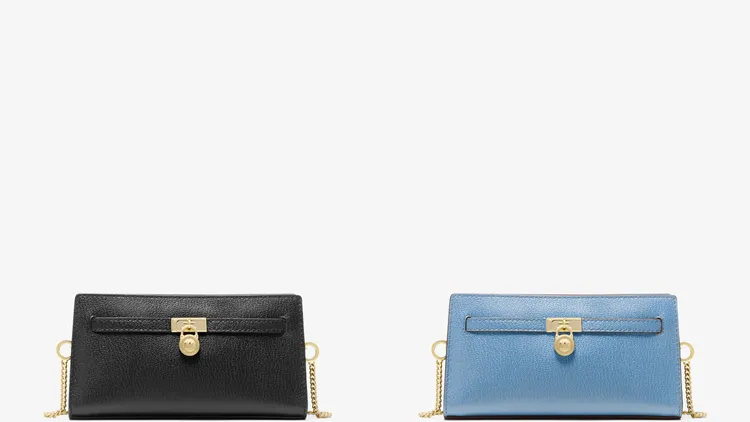 MICHAEL KORS Hamilton小型肩背包，各7900元。品牌提供