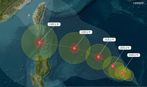 准「桦加沙」加速奔台 这2天最靠近!3地猛雨逃不掉