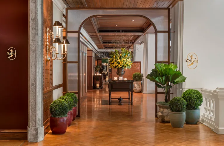 Salvia義大利餐廳榮獲2025年《紅蝦評鑑》一叉殊榮。台北君悅酒店提供