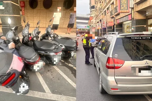 鬼扯還是鬼遮眼?男開車眼睛突然睜不開 自撞路邊停車格殃及11輛機車