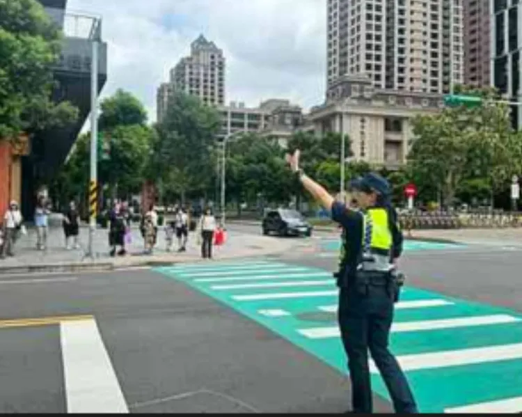 桃警加強教師節連假交通紓導。交通大隊提供