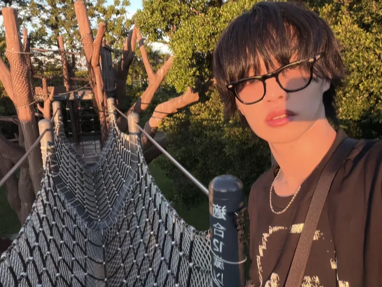 柳田周作來台前籌備新歌的壓力一掃而空，迫不及待上傳台北街景照到IG。翻攝柳田周作IG