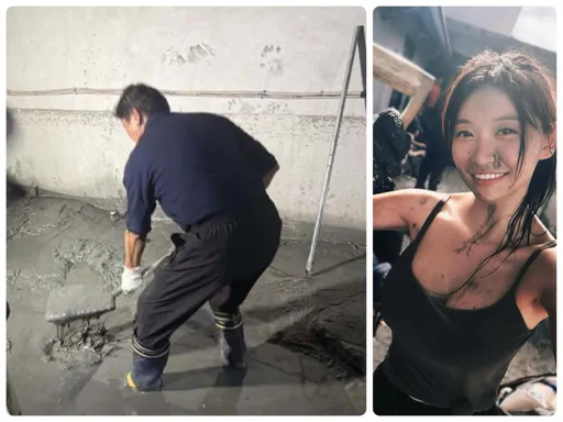 讓傅崐萁彎腰鏟泥清淤!「H級子瑜」善舉獲網友讚:舒坦!