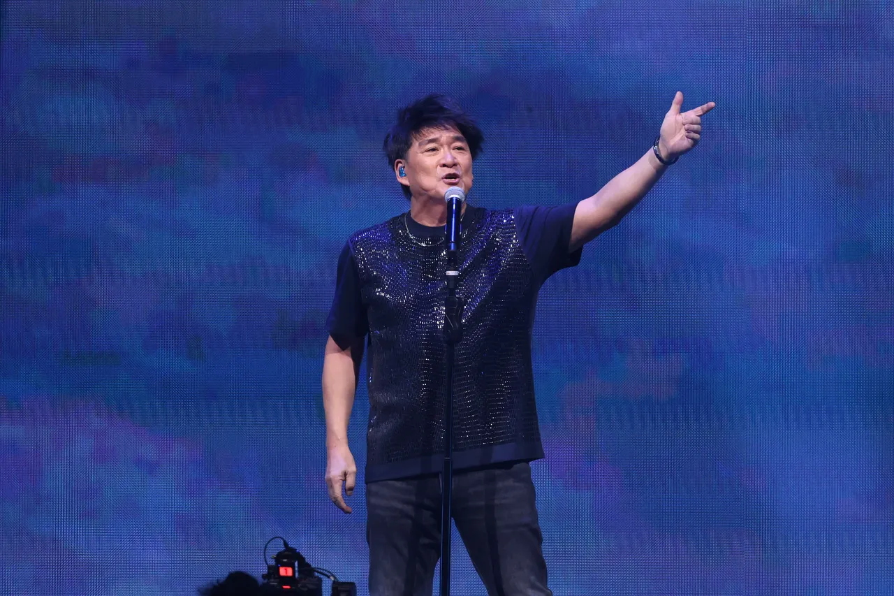 周华健今晚第4度攻蛋。彭欣伟摄