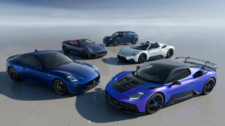 以Nettuno海王星引擎領銜的高性能陣容，從 GT2 Stradale為首、 MC20 Cielo 、 GranTurismo與GranCabrio、義式跑旅代表Grecale Trofeo構築完美陣線。業者提供