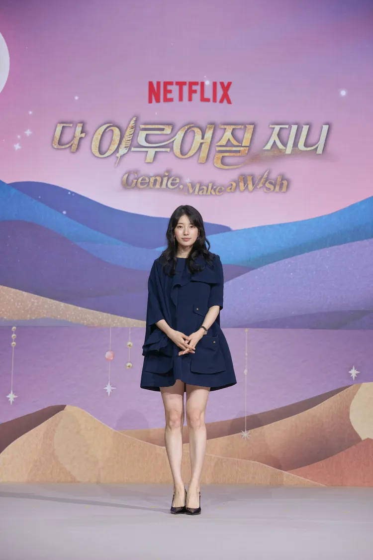 秀智坦言拍攝《許願吧，精靈》對金宇彬感到很抱歉。翻攝Netflix