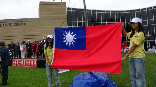 國旗罕見飄揚美國市府廣場 橘郡首長讚台灣民主