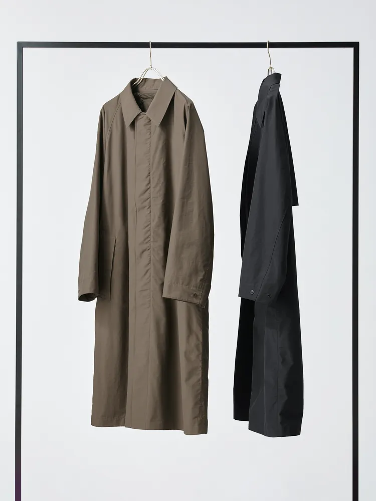 Uniqlo U系列男裝寬版單排釦大衣，各3490元。品牌提供