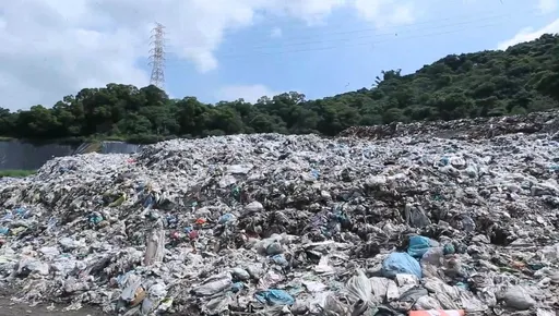 台中垃圾山驚人畫面曝光!去化要花18年 市府:加速焚化爐汰換