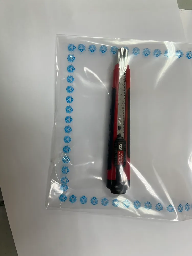 警方所扣柯男所持美工刀。翻攝畫面