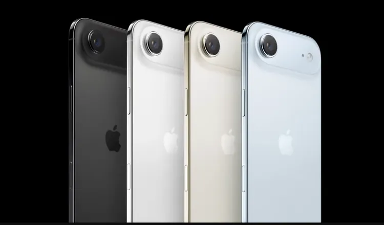 共有天藍色、淺金色、雲白色與太空黑色四色。Apple發表會