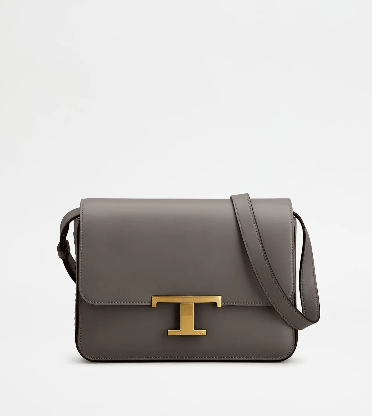TOD'S T TIMELESS深灰色肩背斜背包,7万5900元。品牌提供