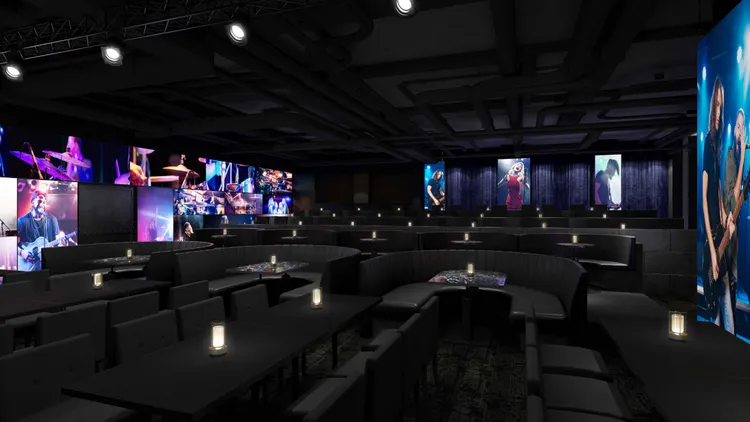 Billboard Live TAIPEI可容納300個座位。Billboard Live TAIPEI提供