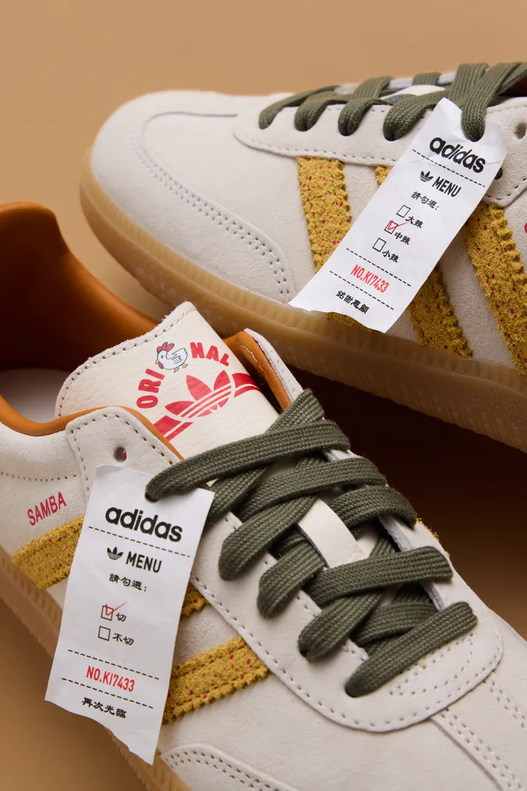 雙腳標籤上印有「切」、「不切」、、「大辣」、「中辣」等熟悉字樣。品牌提供