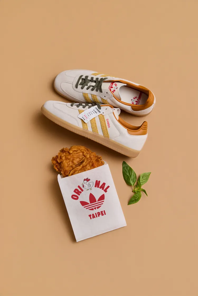 adidas Originals雞排限定SAMBA OG，3890元。品牌提供