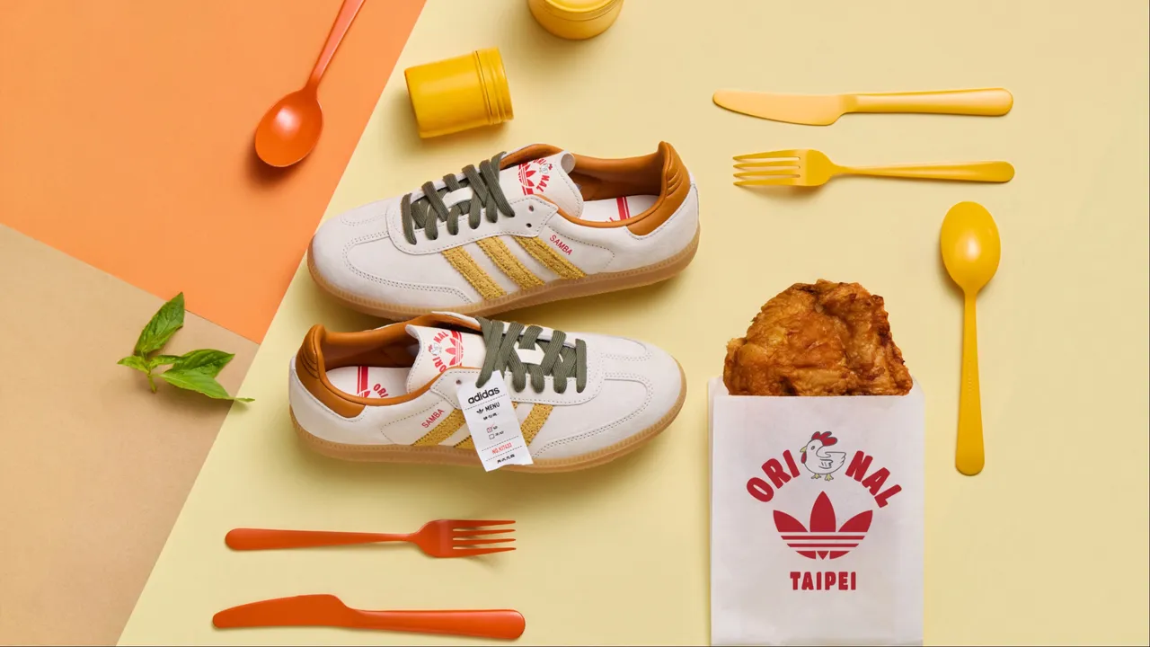 adidas Originals推出雞排版SAMBA。品牌提供