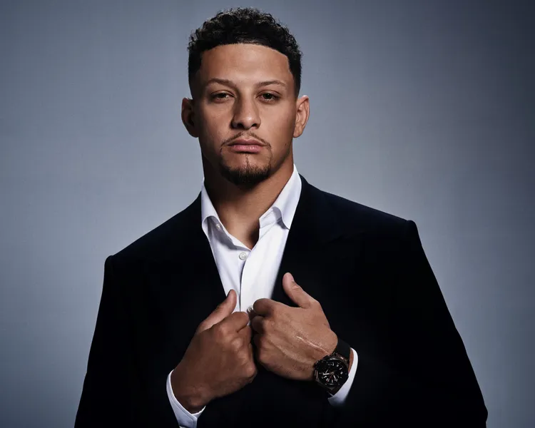 Patrick Mahomes成為HUBLOT全新代言人。品牌提供