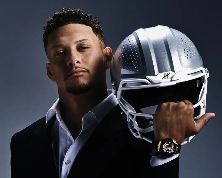 Patrick Mahomes成為HUBLOT全新代言人。品牌提供