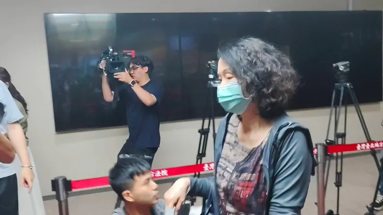 秦語喬今出庭否認超思進口蛋有任何犯罪行為。張欽攝