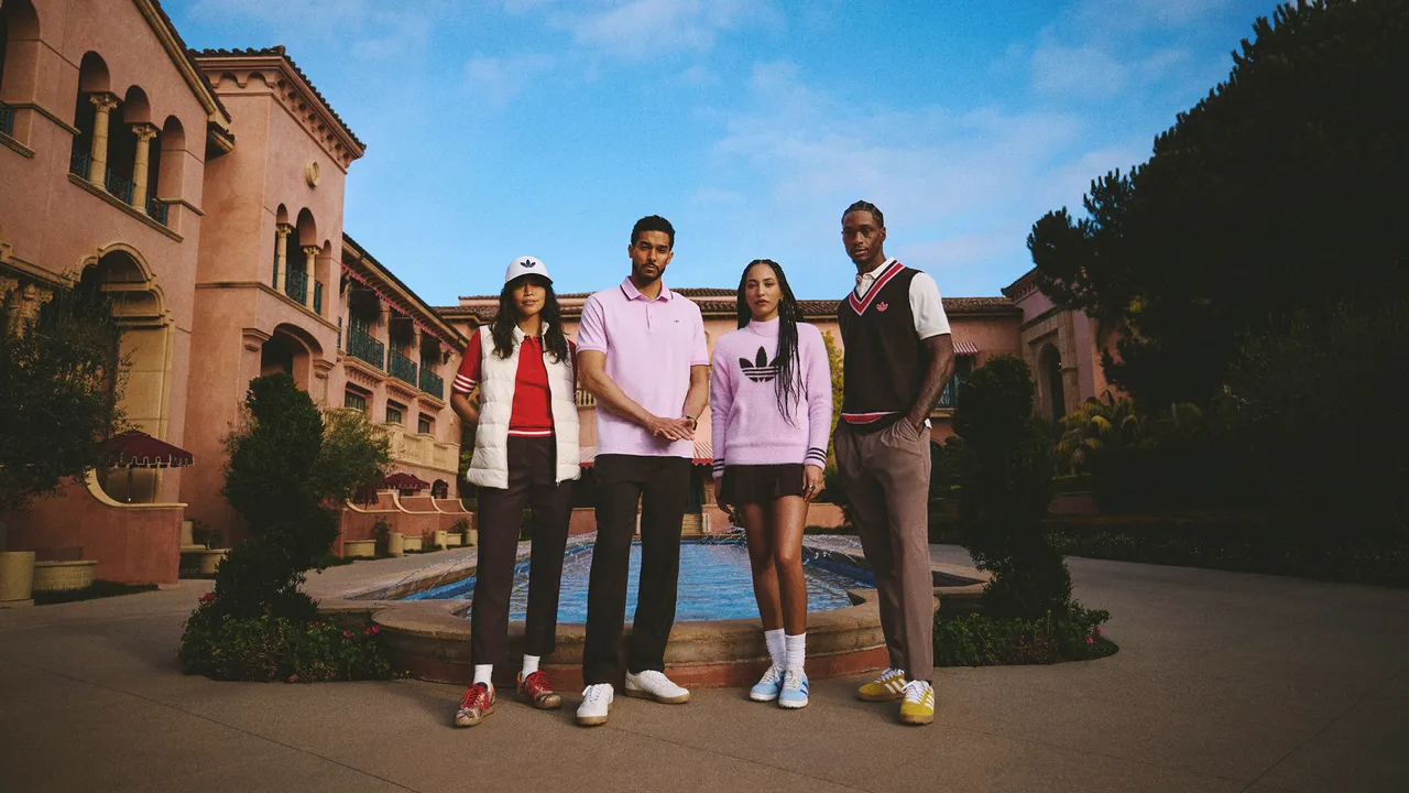 adidas Originals Golf 秋冬新品融合潮流与机能设计。品牌提供