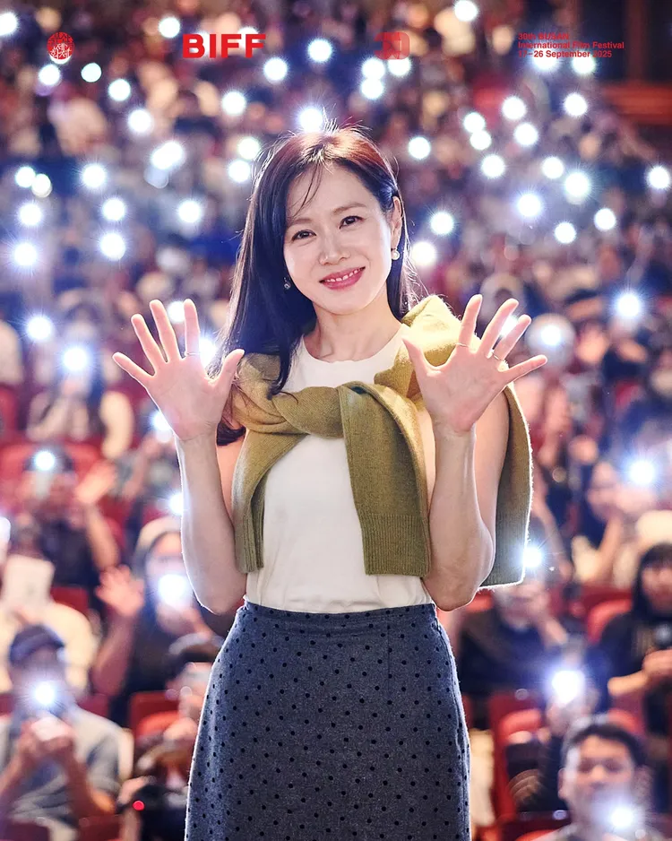 孫藝真前天擔任釜山影展「Actors' House」講座主講人。翻攝BIFF IG