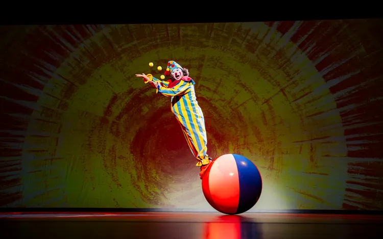 《幾米男孩的100次勇敢》將在高雄演出。FOCASA馬戲團