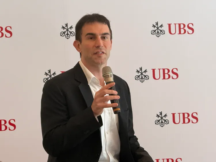 瑞銀投資銀行台灣研究主管艾藍迪 (Randy Abrams)。呂承哲攝