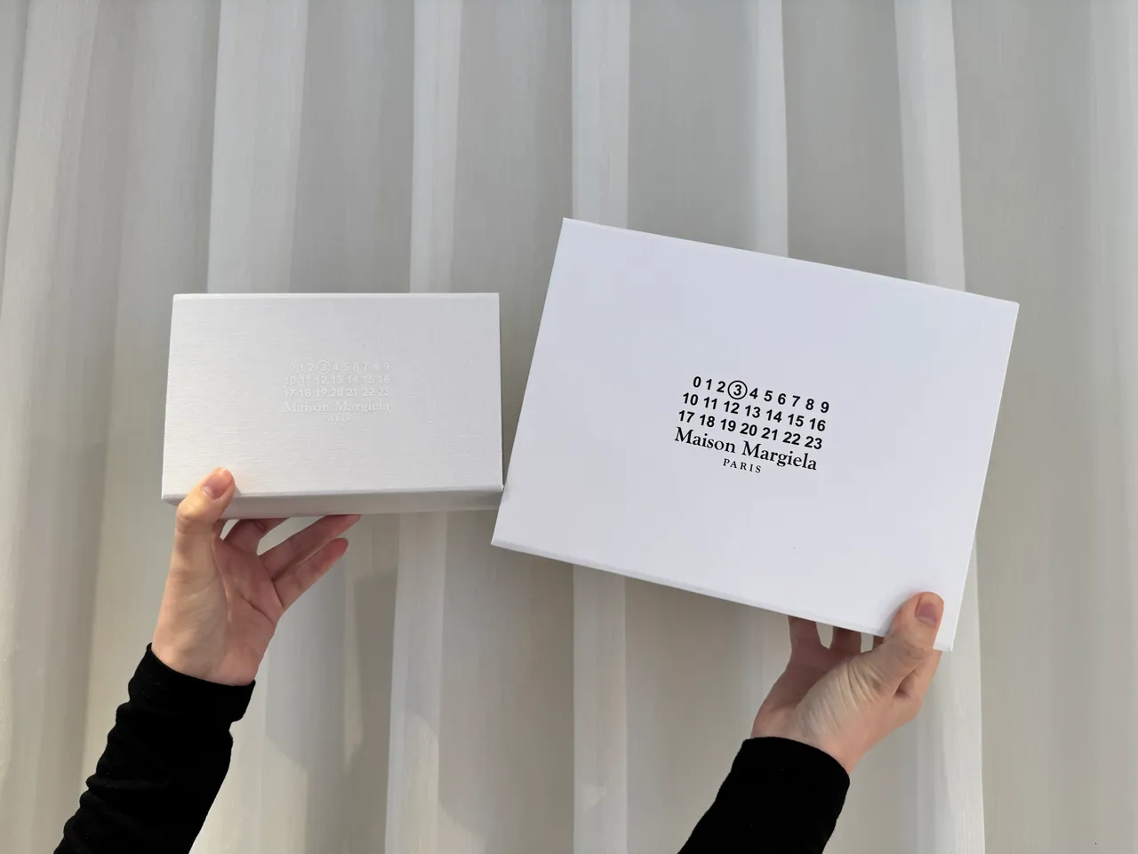 Maison Margiela产品盒装。张家玲摄