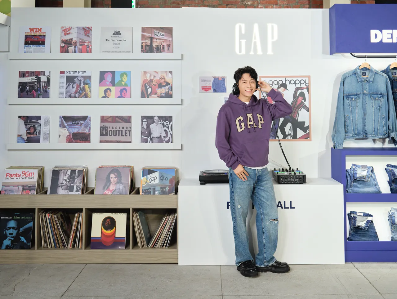 韦礼安出席Gap秋季新品预览活动。品牌提供