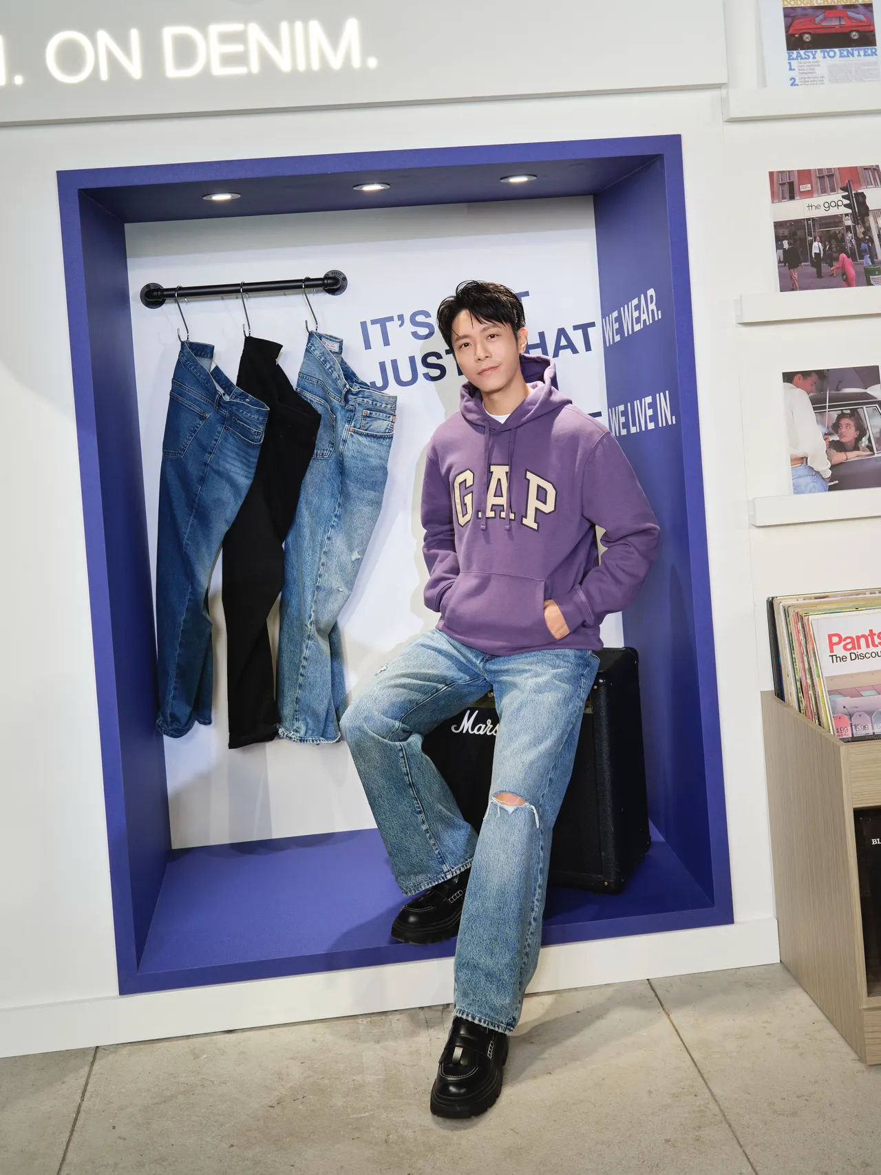 韦礼安是Gap新上任的品牌好友。品牌提供