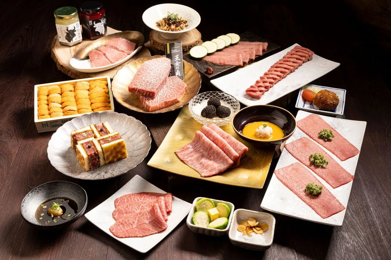 侍烧肉抢先引进38个月龄正宗松阪牛。业者提供