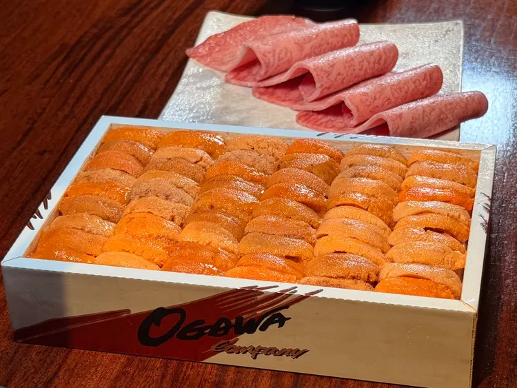 和牛海膽。陳揚盛攝