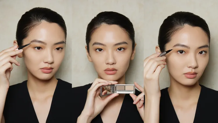 Model示範RMK美妝新品。品牌提供