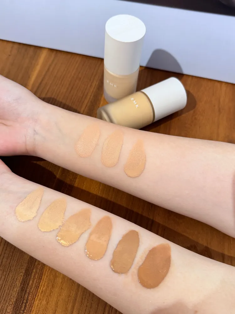 RMK完美無瑕粉底液PLUS共有9色選，30ml／2200元。張家玲攝