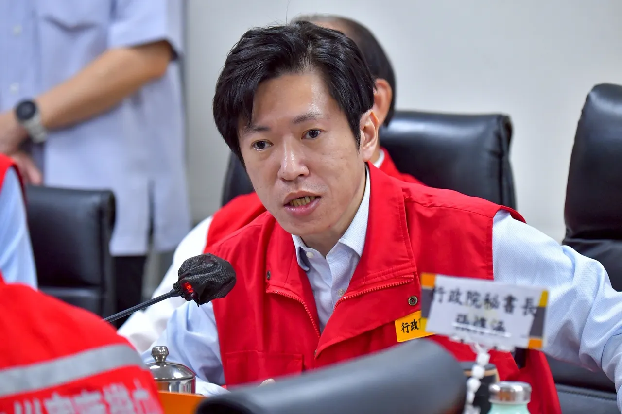 行政院秘书长张惇涵。行政院提供