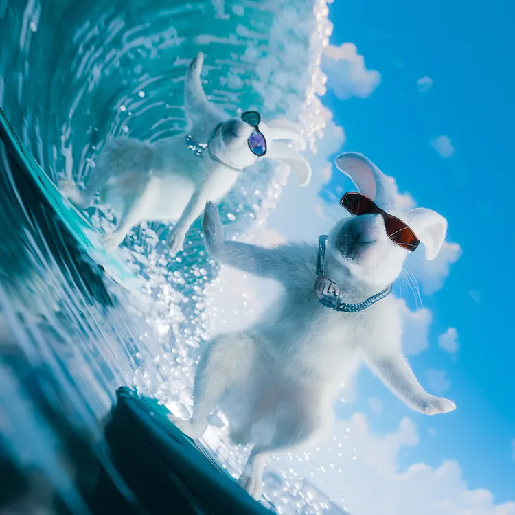 衝浪兔。品牌提供