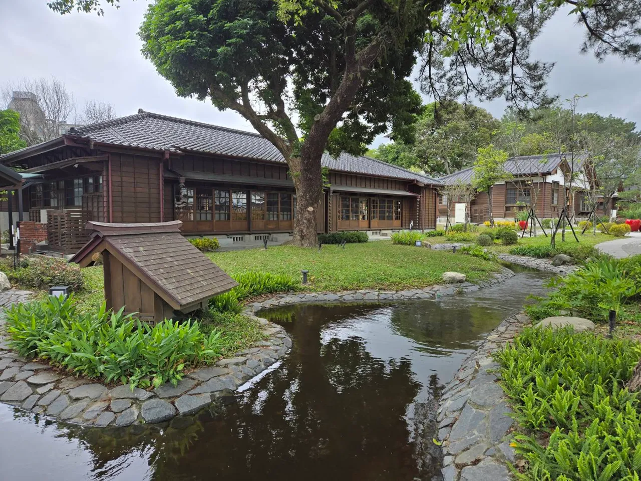 花莲将军府留有日本移民建物。李光滨摄