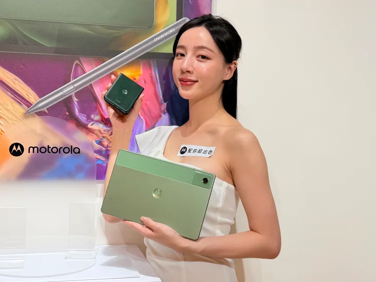 Motorola首度在台推出moto pad 60系列平板，NEO主打11吋高解析大螢幕與手寫筆生產力。趙筱文攝