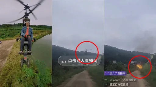 網紅自駕輕型直升機「直播時墜機亡」 上千網友目睹死亡過程
