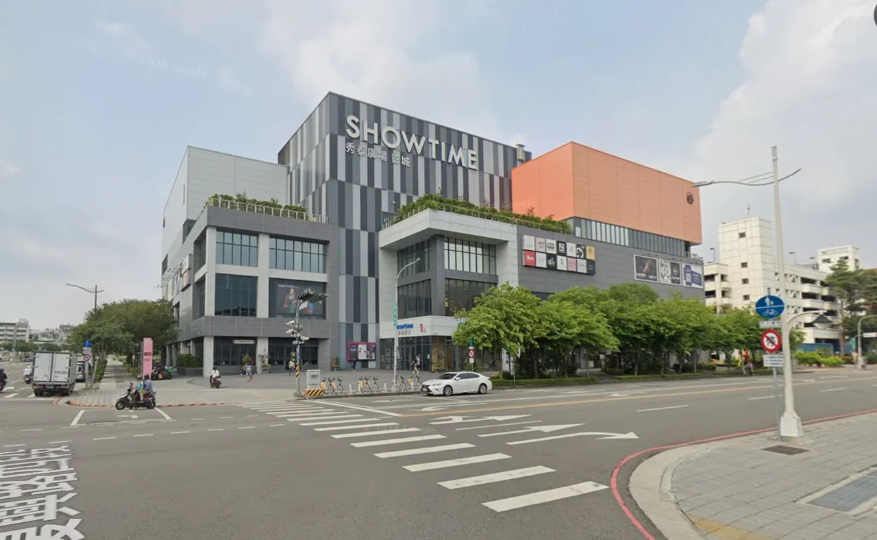 秀泰影城台中站前店。翻摄Google街景